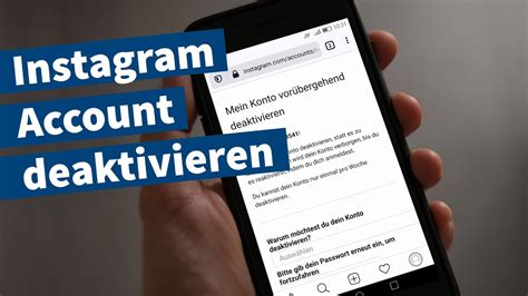 wie kann ich mein instagram deaktivieren|Dein Instagram